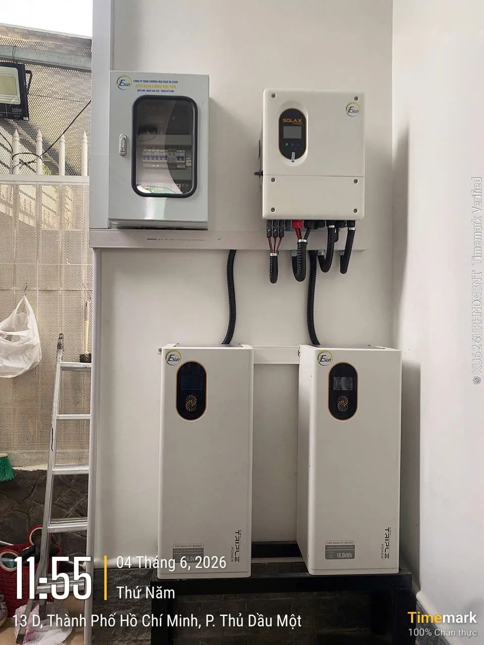 Hệ điện mặt trời biệt thự — Bình Dương — ảnh 5
